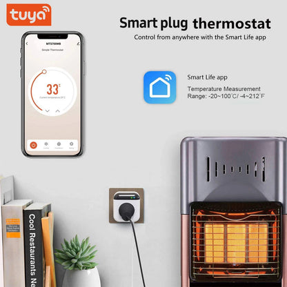 Smart WiFi Thermostat Plug - App & Voice Controlled Energy Saver